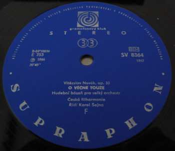 LP Vítězslav Novák: V Tatrách / O Věčné Touze