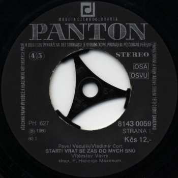 SP Vítězslav Vávra: Start ! Vrať Se Zas Do Mých Snů / Lovec Zvuku