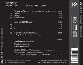 SACD Dan Laurin: Three Concertos