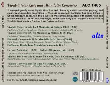 CD Antonio Vivaldi: 4 Vivaldi Lute And Mandolin Concerti