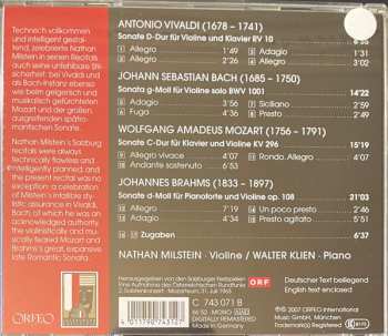 CD Johann Sebastian Bach: Sonate RV 10 / Solosonate BWV 1001 / Sonate KV 296 / Sonate Op.108