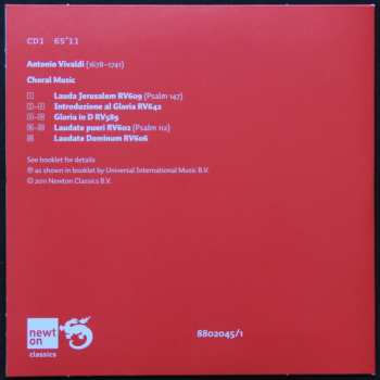 7CD/Dobozkészlet Antonio Vivaldi: Sacred Music