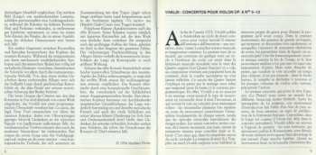 CD Antonio Vivaldi: Violin Concertos, Op. 8 Nos. 5–12