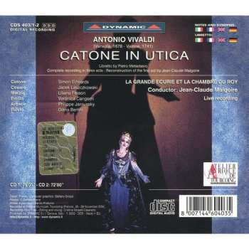 2CD/Dobozkészlet Antonio Vivaldi: Catone In Utica