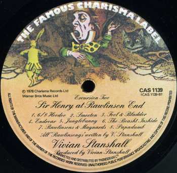 LP Vivian Stanshall: Sir Henry At Rawlinson End