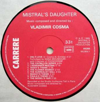 LP Vladimir Cosma: Mistral's Daughter