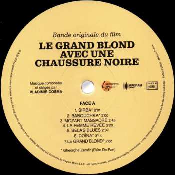 LP Vladimir Cosma: Le Grand Blond Avec Une Chaussure Noire / Salut L'Artiste