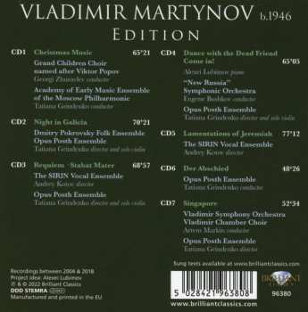 7CD/Dobozkészlet Vladimir Martynov: Martynov Edition