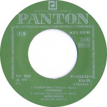 SP Vladimír Merta: Vybraná Slova