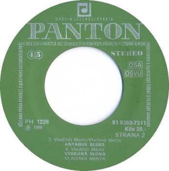 SP Vladimír Merta: Vybraná Slova