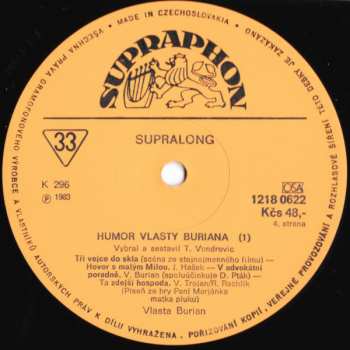 2LP Vlasta Burian: Humor Vlasty Buriana 1