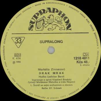 2LP Waldemar Matuška: Drak Mrak (2xLP)