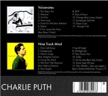 2CD/Dobozkészlet Charlie Puth: Voicenotes / Nine Track Mind LTD