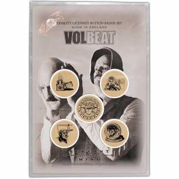 Merch Volbeat: Kitűző készlet Servant Of The Mind