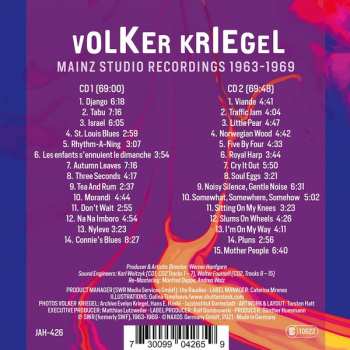 2CD Volker Kriegel: Mainz Studio Recordings1963-1969