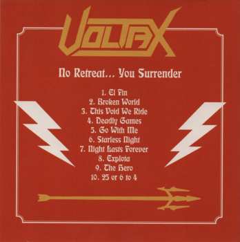 CD Voltax: No Retreat... You Surrender