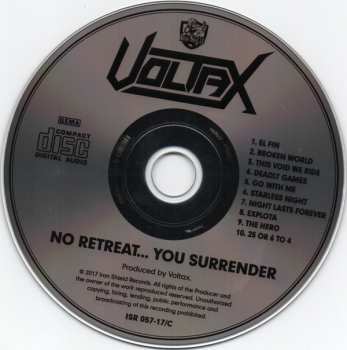CD Voltax: No Retreat... You Surrender