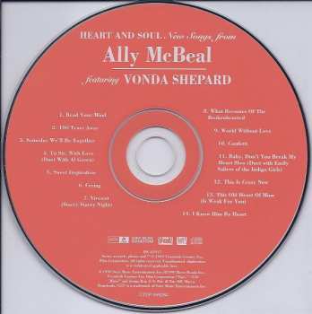 CD Vonda Shepard: Heart And Soul (New Songs From Ally McBeal)