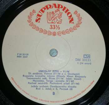 7LP/Dobozkészlet Voskovec + Werich: Jaroslav Ježek - V + W (7x10" + BOX + BOOKLET)