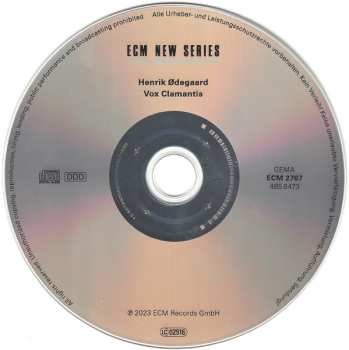 CD Vox Clamantis: Music By Henrik Ødegaard