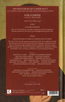 2CD Vox Luminis: Eine Feste Burg Ist Unser Gott (Luther Und Die Musik Der Reformation)