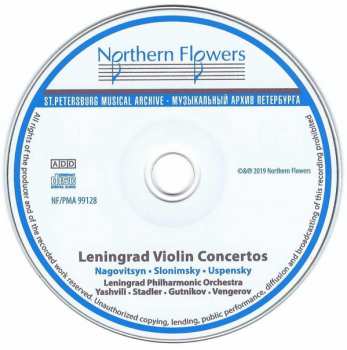 CD نيسم جلال: Leningrad Violin Concertos