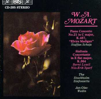 Album Wolfgang Amadeus Mozart: Piano Concerto No. 21 In C Major K. 467 "Elvira Madigan" / Sinfonia Concertante In E Flat Major K. 364