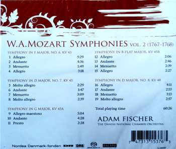 SACD Wolfgang Amadeus Mozart: Symphonies. Vol. 2 (1767-1768)