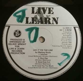 LP Wailing Souls: Lay It On The Line
