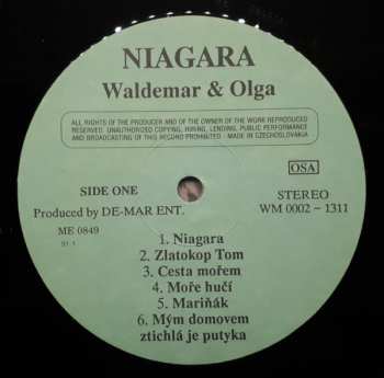 LP Waldemar A Olga: Niagara