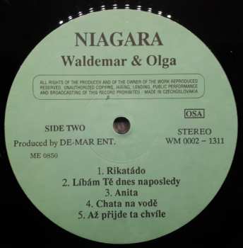LP Waldemar A Olga: Niagara