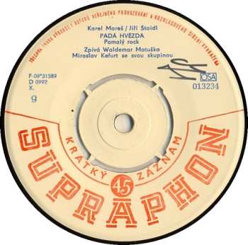 Album Eva Pilarová: Padá Hvězda / Tam Za Vodou V Rákosí