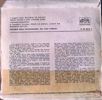 SP Václav Neckář: Pojď Se Mnou, Lásko Má / Bráním Se Dojetí