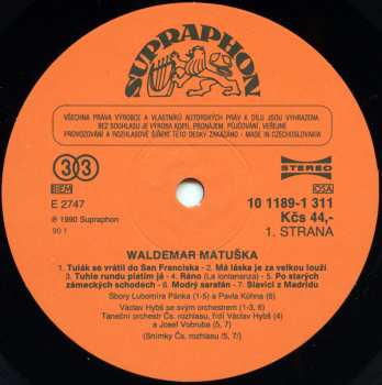 LP Waldemar Matuška: Waldemar Matuška