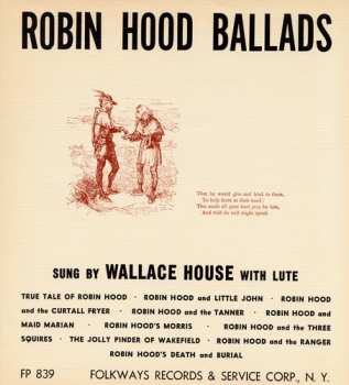 Album Wallace House: Robin Hood Ballads