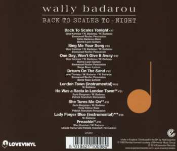 CD Wally Badarou: Back To Scales To-Night