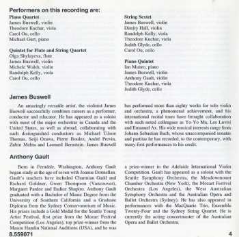 CD Walter Piston: Chamber Music (1999 Australian Festival Of Chamber Music)