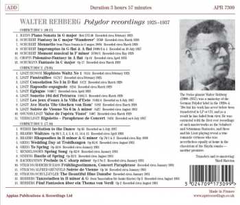 3CD Walter Rehberg: The Polydor Recordings 1925-1937