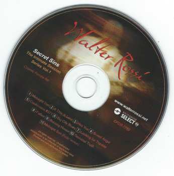 CD Walter Rossi: Secret Sins - The Intimate Session Series Volume 1
