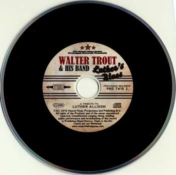CD Walter Trout & His Band: Luther's Blues (A Tribute To Luther Allison)