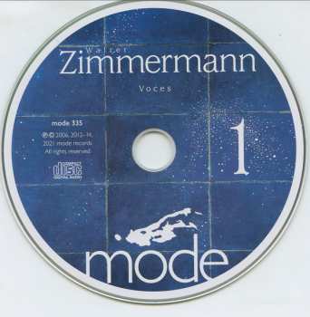 3CD Walter Zimmermann: Voces