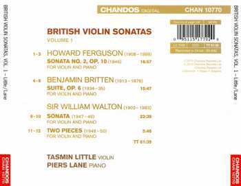 CD Sir William Walton: British Violin Sonatas Volume One