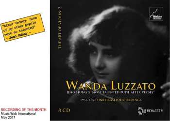 8CD/Dobozkészlet Wanda Luzzato: The Art Of Violin 2 - 1955-1979 Unreleased Recordings LTD