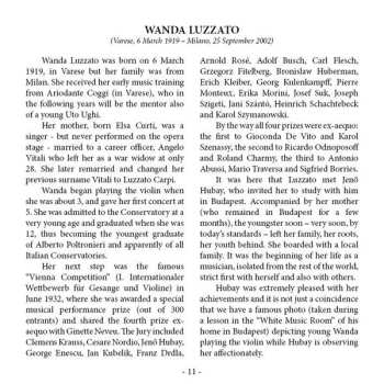 8CD/Dobozkészlet Wanda Luzzato: The Art Of Violin 2 - 1955-1979 Unreleased Recordings LTD