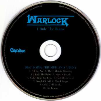 4CD/Dobozkészlet Warlock: I Rule The Ruins