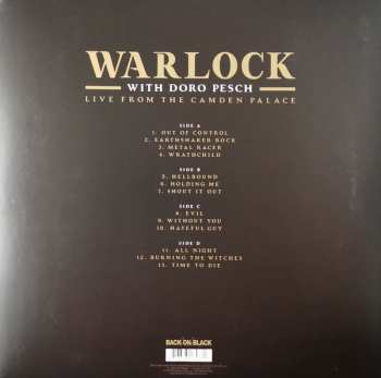 2LP Warlock: Live From The Camden Palace CLR