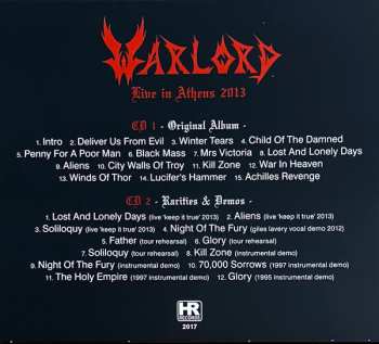 2CD Warlord: Live In Athens 2013