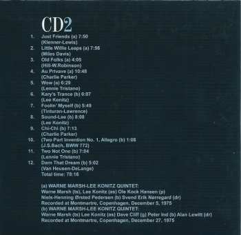 4CD/Dobozkészlet Lee Konitz: Two Not One