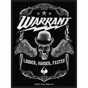 Merch Warrant: Felvarró Louder Harder Faster