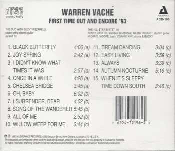 CD Warren Vaché: First Time Out And Encore '93